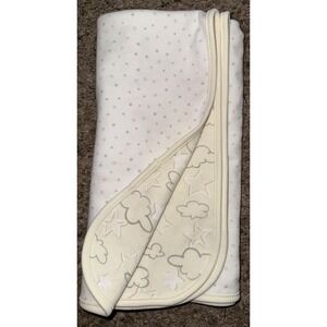 First Impressions Star‎ Cloud Ivory White Baby Infant Blanket Unisex Cotton